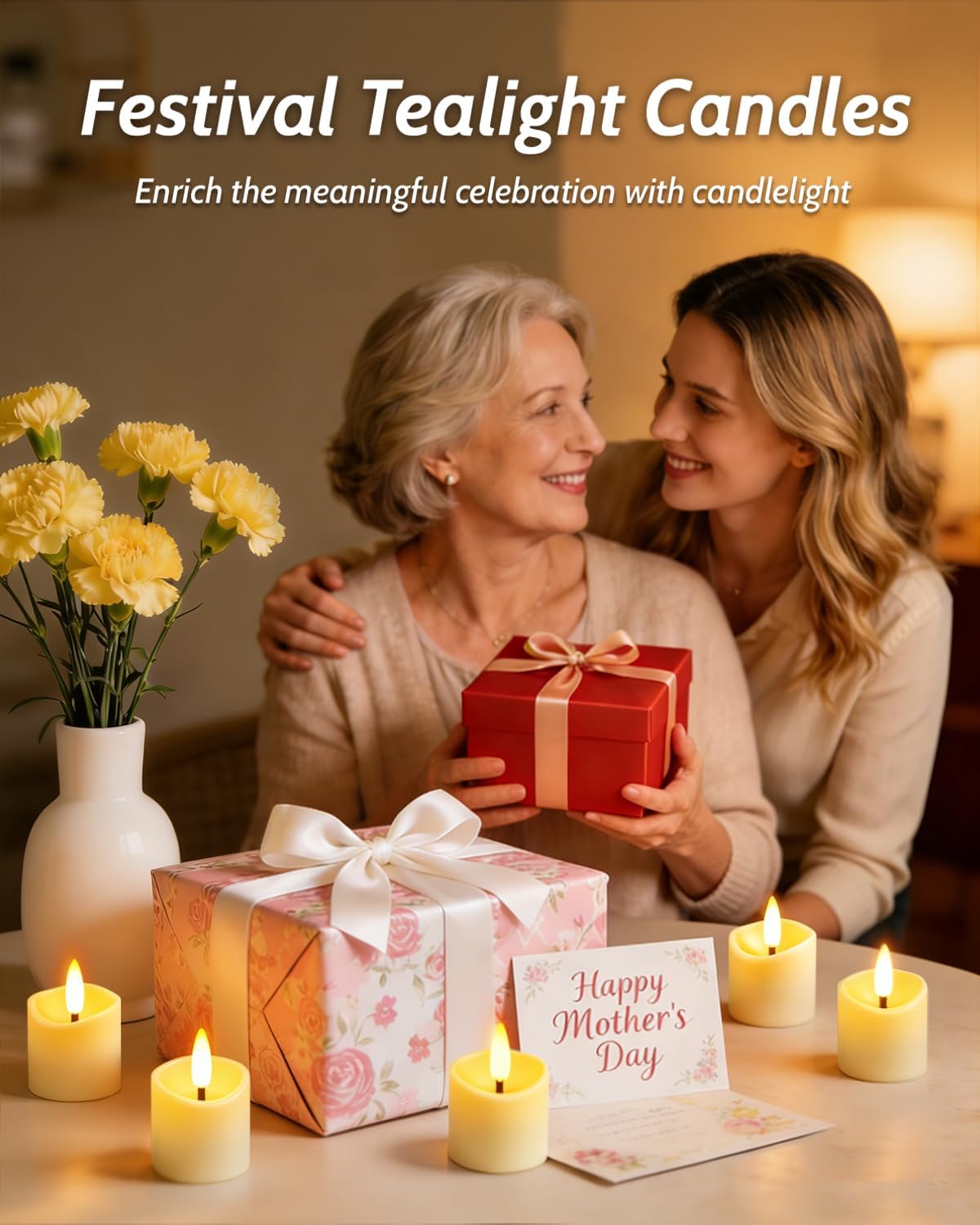 Rechargeable Flameless Candles with Remote Timer, 1.5"x2" LED Votive Fake Candles, Flickering Tea Lights Candles Battery Operated for Wedding Party Windows Table Home Decor (6 Pack)