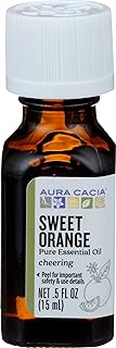Aura Cacia Essential Oils - Sweet Orange - 0.5 oz (15 ml)