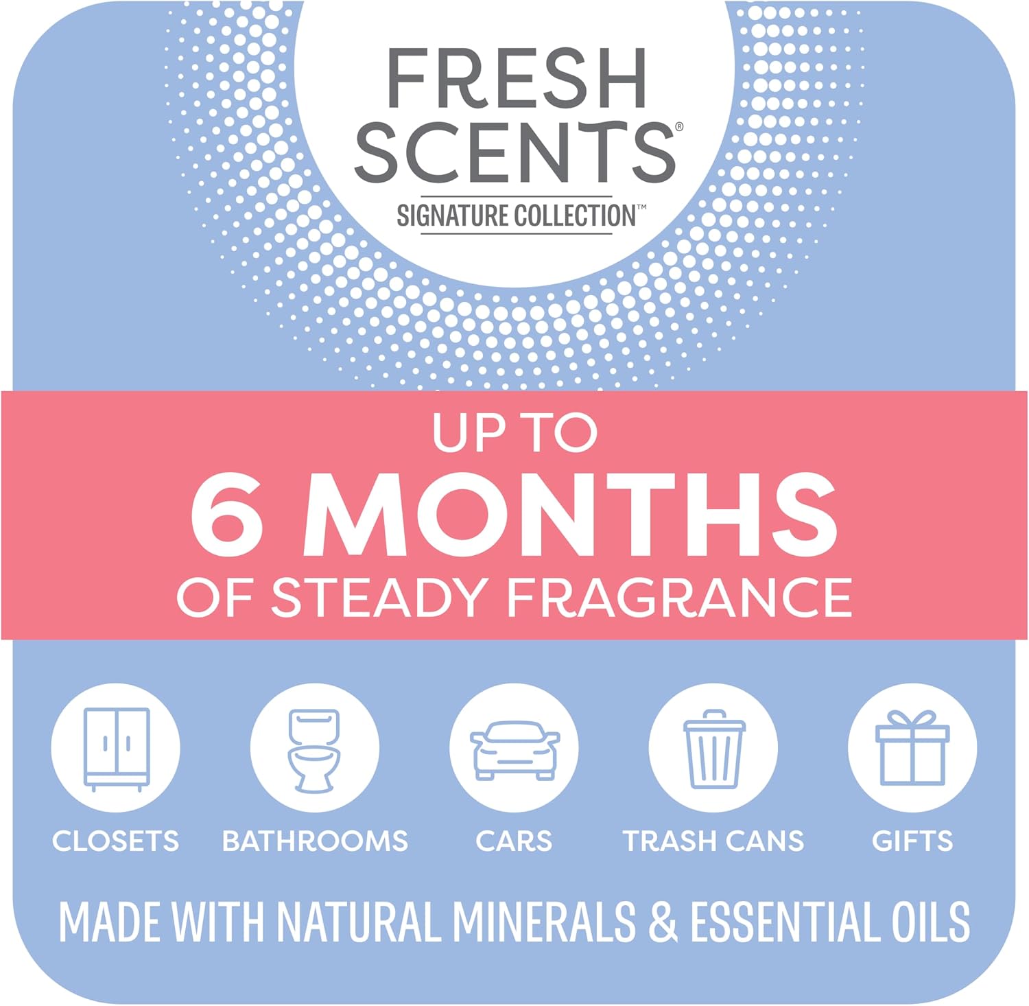 Fresh Scents | Scented Sachet Packet | Paris | Air Freshener Bags for Drawers, Closets, Cars | 3 Pack | Long Lasting Home Fragrance
