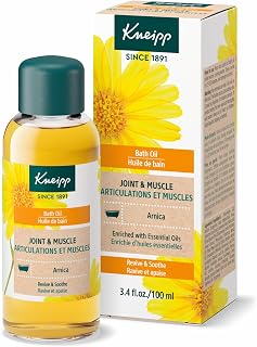 Kneipp Joint & Muscle Arnica Bath Oil - Good for Achy Joints & Post-Workout Recovery - Vegan - 3.38 fl oz - Up to 10 Baths