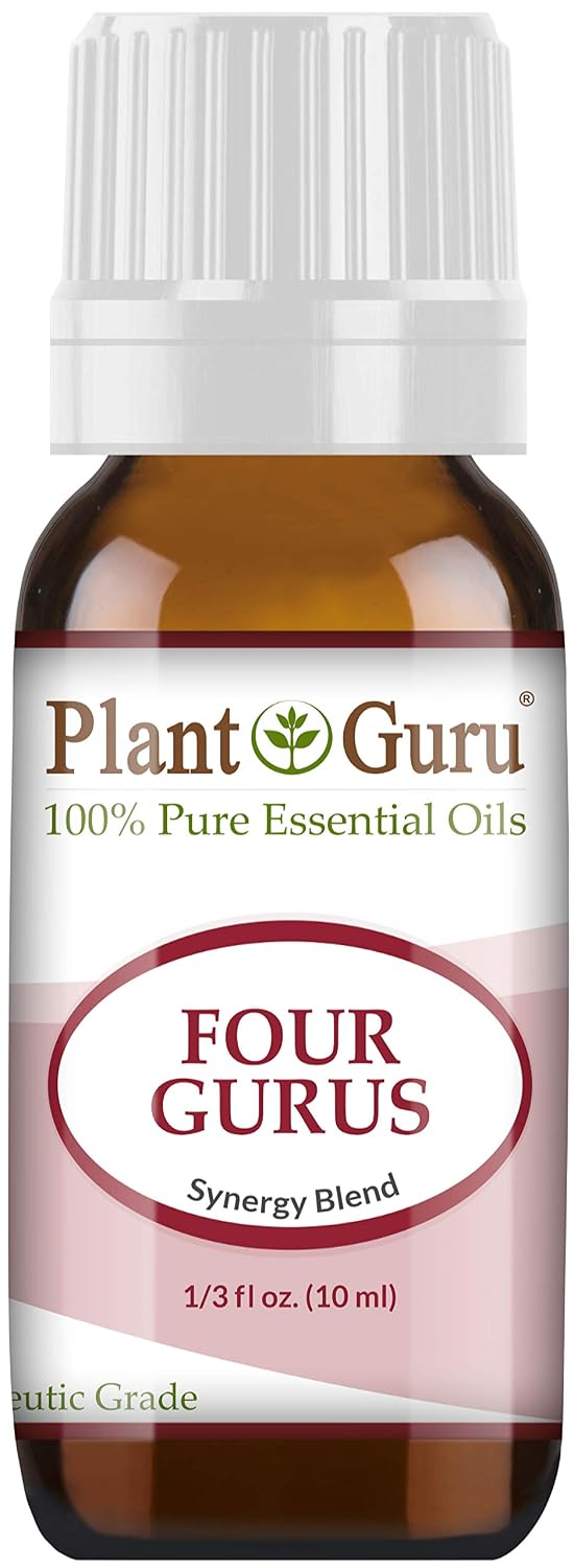 Four Gurus Essential Oil Blend 10 ml 100% Pure Natural Therapeutic Grade Blended with Clove
