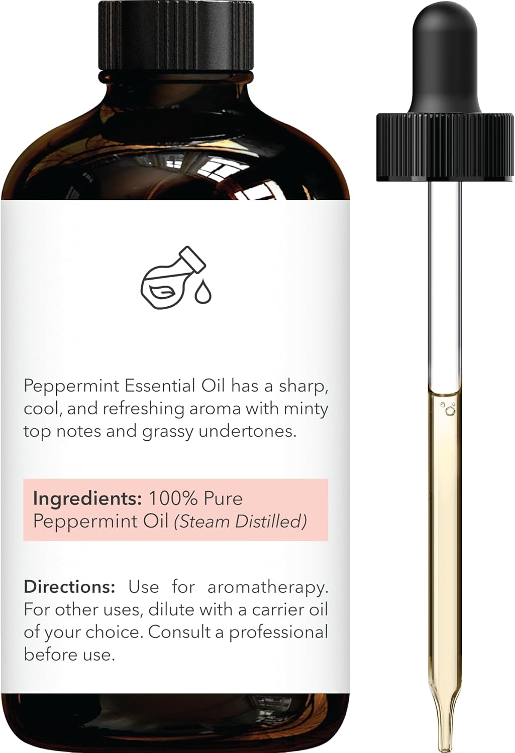 Brooklyn Botany Peppermint & Clove Essential Oils – 4 Fl Oz (Pack of 2) – 100% Pure & Natural – Bold & Invigorating Aromatherapy Blend
