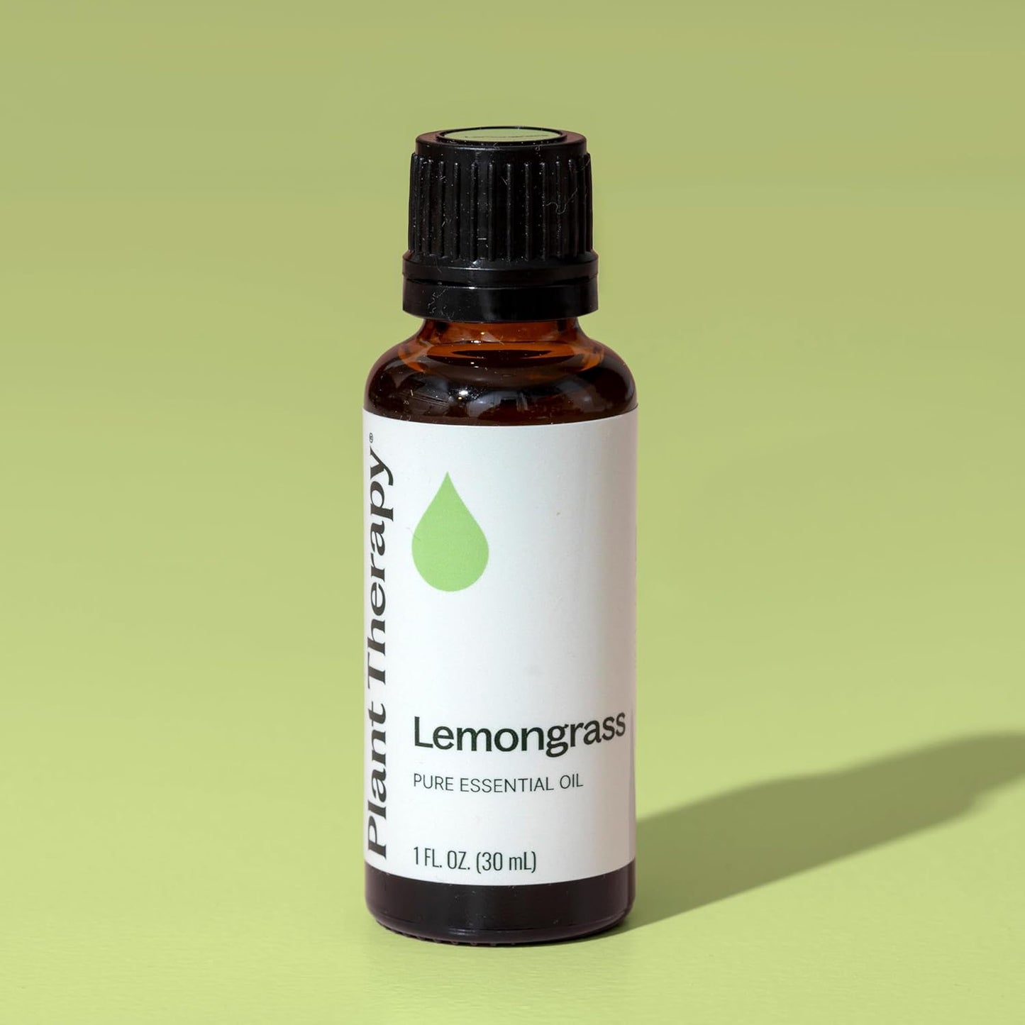 Plant Therapy Lemongrass Essential Oil, 30 mL (1 oz), 100% Pure, Undiluted Essential Oil, Great for Deodorizing the Air and Supporting Immune System