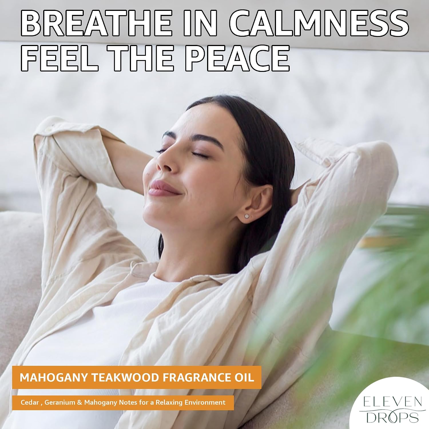 Mahogany Teakwood Fragrance Oil | Cedar, Geranium & Mahogany Notes | Long Lasting Scent Reed Diffuser Oil for Home, Office, Hotel, Car & Linen Spray | Pet Friendly IFRA Compliant, 4 oz