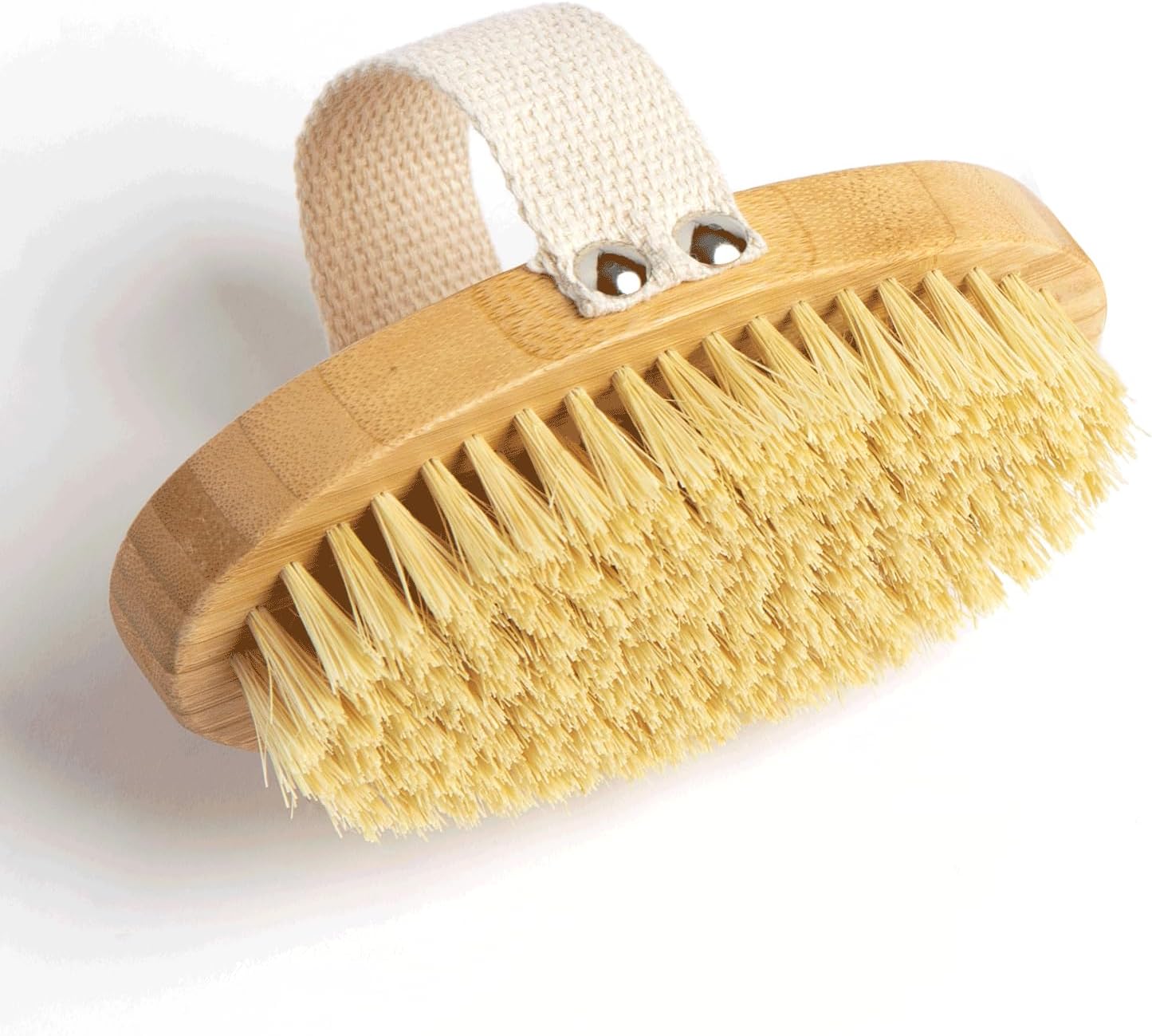 Firm Dry Brush & Shower Brush for Body - Handheld Back Scrubber Body Brush Exfoliator & Dead Skin Remover for Body Firm & Tighten Skin Improve Circulation for Men & Women by M3