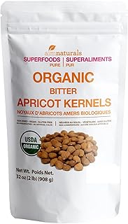 Bitter Apricot Kernels Organic Raw (2 LB) - USDA Organic Certified – Product of Turkey