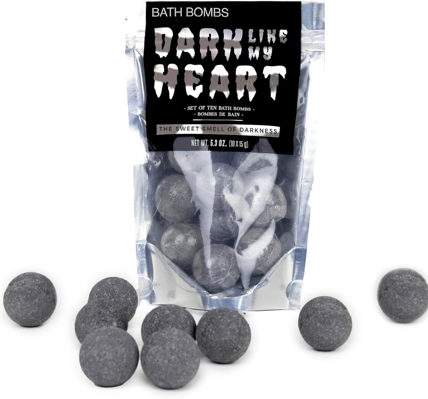 Gift Republic Like My Heart Black Bath Bombs GR450126
