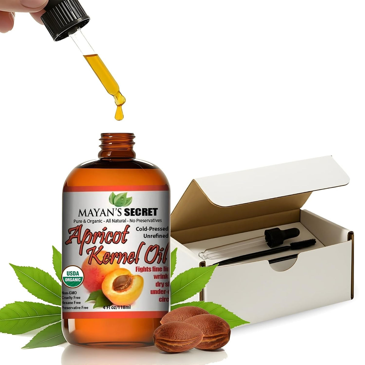 Pure Carrier and Essential Oils for Skin Care