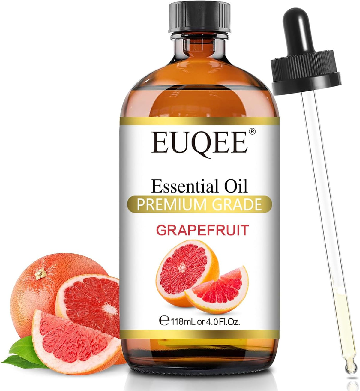 EUQEE Grapefruit Essential Oil for Candle Making 118mL/4.0 Fl Oz