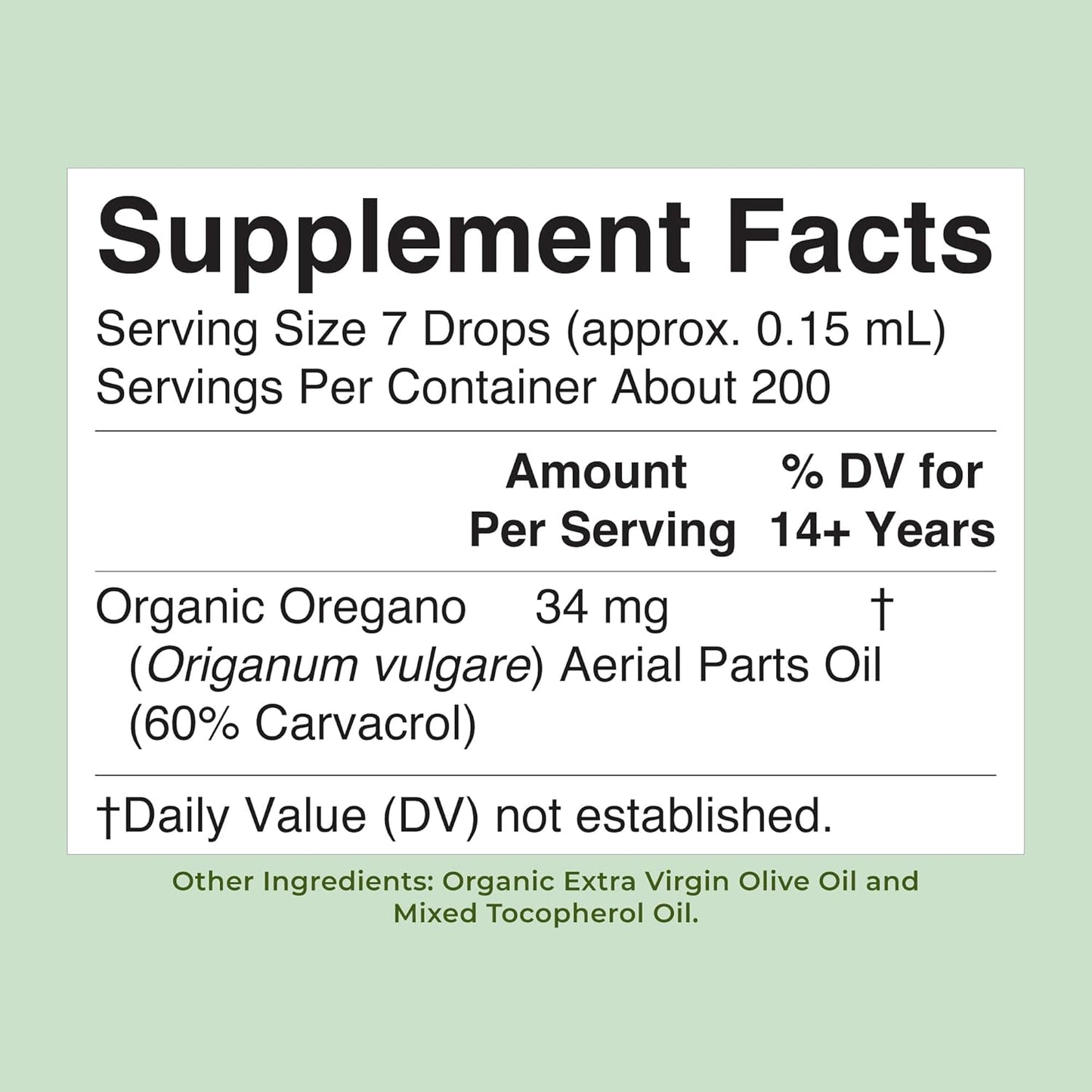 MaryRuth Organics Oregano Oil Drops | 6 Month Supply | USDA Organic Oil of Oregano Liquid | Herbal Blend for Immune Support | Digestive Health | Overall Health | Vegan | Sugar Free | Non-GMO | 1 Fl Oz