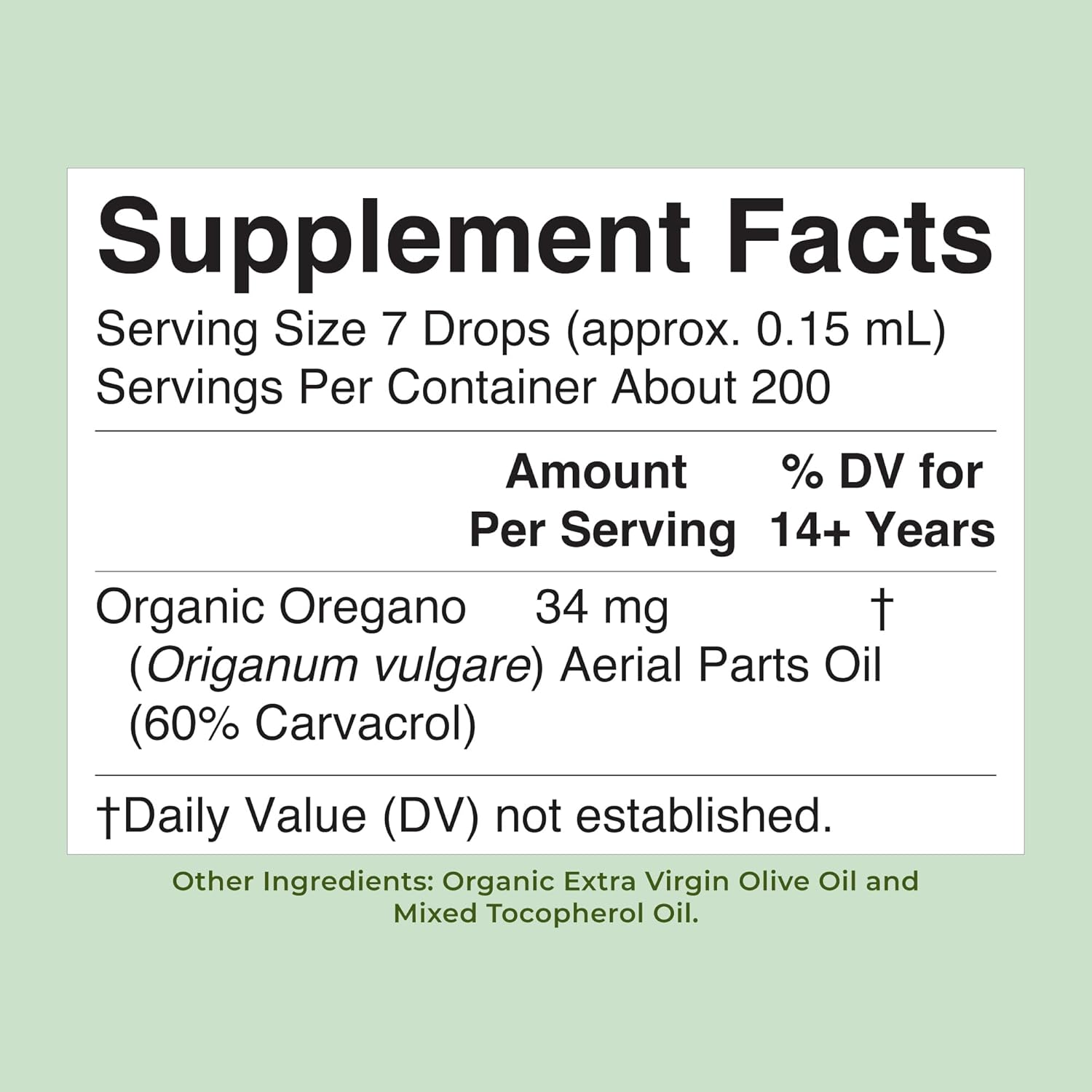 MaryRuth Organics Oregano Oil Drops | 6 Month Supply | USDA Organic Oil of Oregano Liquid | Herbal Blend for Immune Support | Digestive Health | Overall Health | Vegan | Sugar Free | Non-GMO | 1 Fl Oz