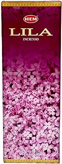 Hem Lilac Incense Sticks (120 Sticks, 6 Boxes Inside) - 9 Inches Long, 20g per Box - Perfect for Meditation, Rituals & Cleansing.