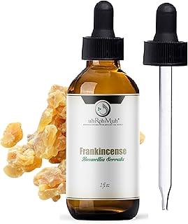 Frankincense Serrata Essential Oil - Steam Distilled Boswellia Serrata, Resin Oil, Warm Woody Aroma Base Note Essential Oil for Aromatherapy, Skincare, Massage and DIY Cosmetic Blends, India - 2 Fl oz