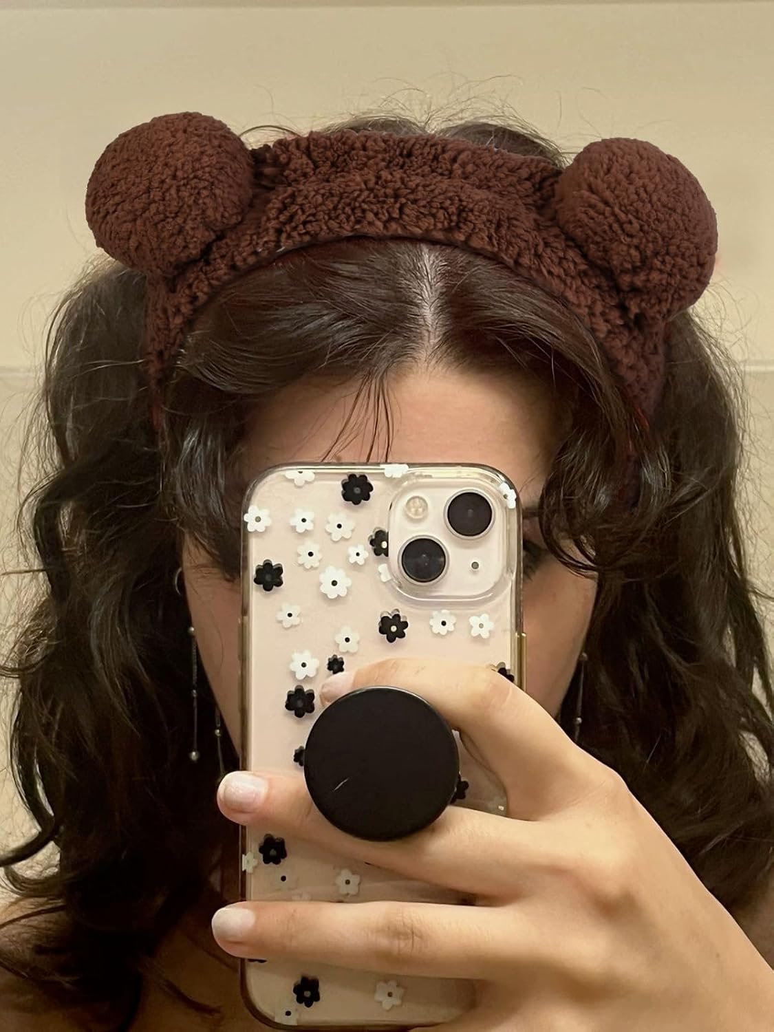 AIBFRID 6PCS Animal Ear Spa Headbands Face Wash Headband Cute Make Up Hairband Fuzzy Cat Head Band Soft Skincare Hair Accessories for Women Girls