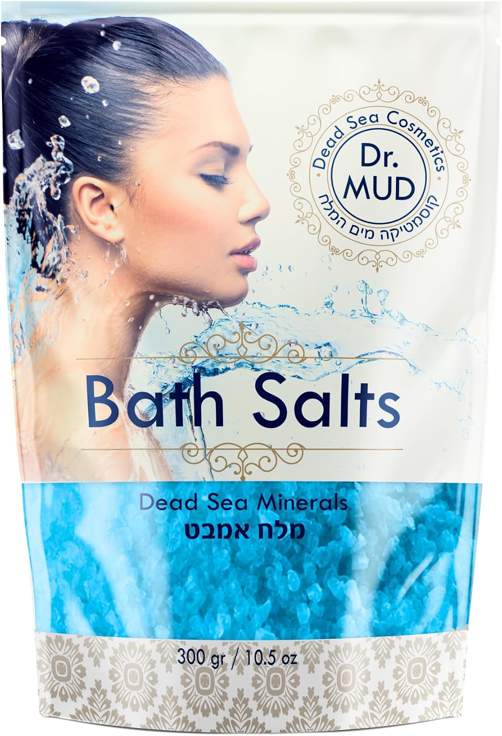 Natural Dead Sea Salt 100% Mineral-Rich Bath Soak, More Minerals Than Epsom Salt, Deep Relaxation, Detox, Exfoliates & Softens Skin, Helps Psoriasis, Eczema, Joint & Muscle Pain (10.5 oz, Lavender)