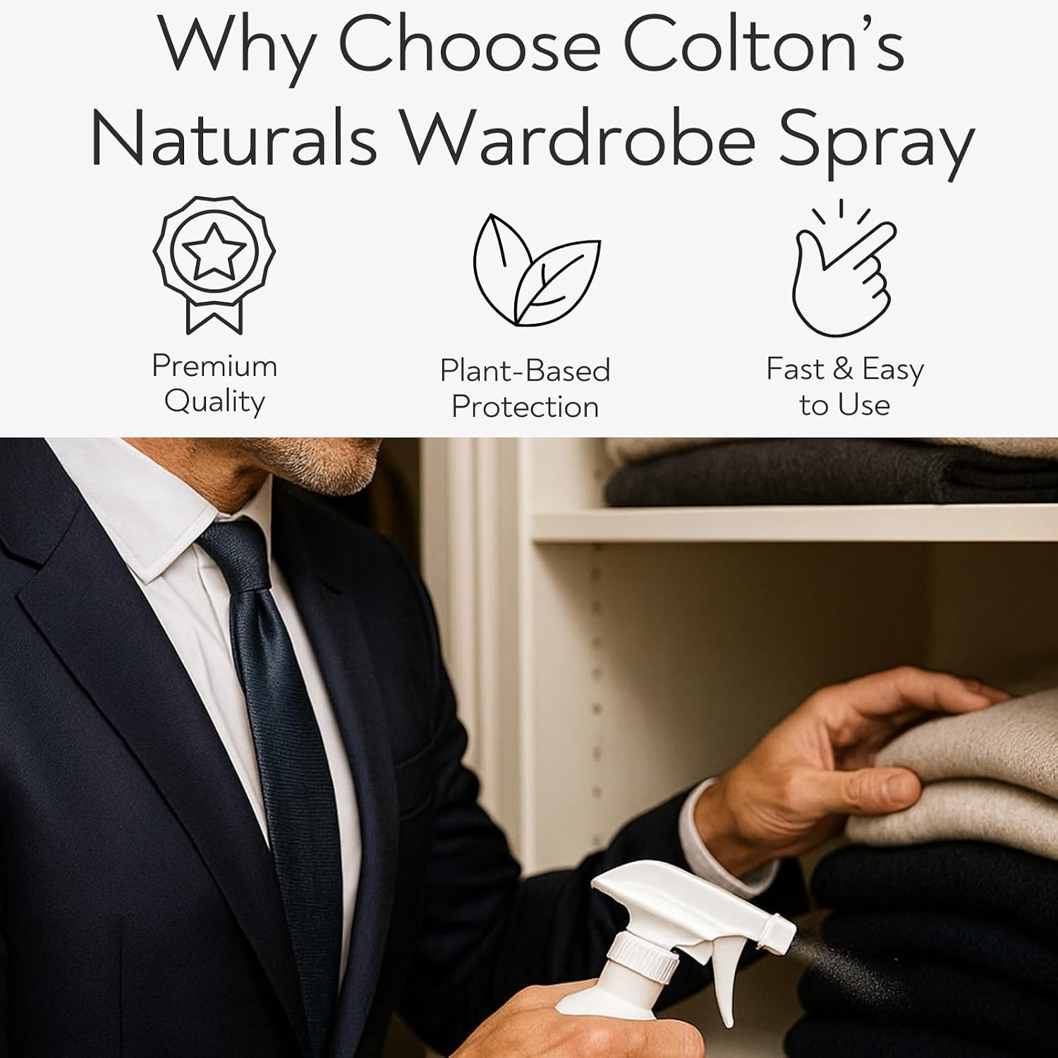 Cedar Spray w/Lavender Extract – Non-Chemical Wood Protection – Cedar Wood Scent – Restores Scent Closets & Drawers (32 oz)