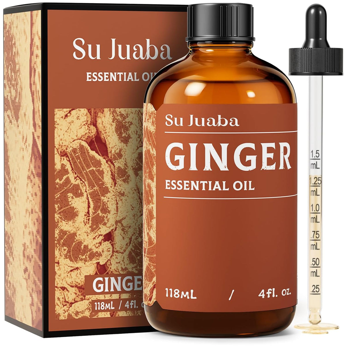 SU JUABA Ginger Oil 4 Fl Oz