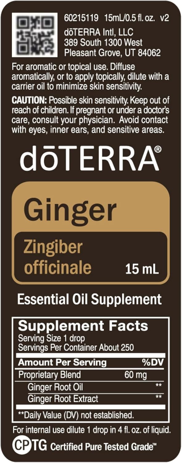 doTERRA - Ginger Essential Oil - 15 mL