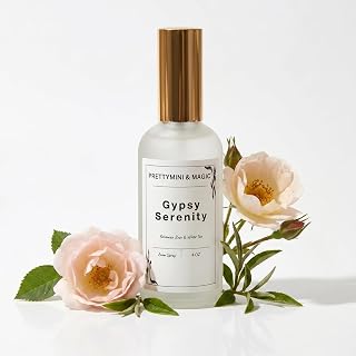 Room Spray 4oz – Bohemian Rose & White Tea Scent for Home, Bedding, Pillows & Sheets – Calming Air Refresher, Cozy Home Scent Spray, Mini Room Spray for Bedrooms & Living Spaces