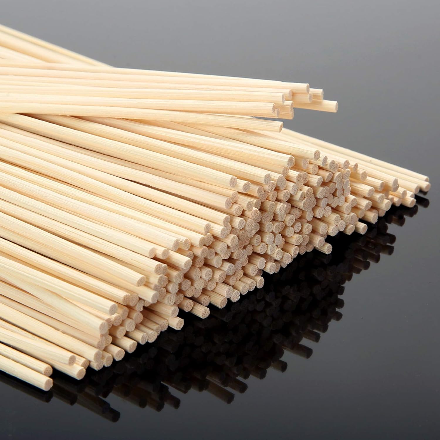 TOMCENXI 120PCS Reed Diffuser Sticks,10 Inch Natural Rattan Wood Sticks,Diffuser Refills,Essential Oil Aroma Diffuser Replacements Sticks for Home,Office