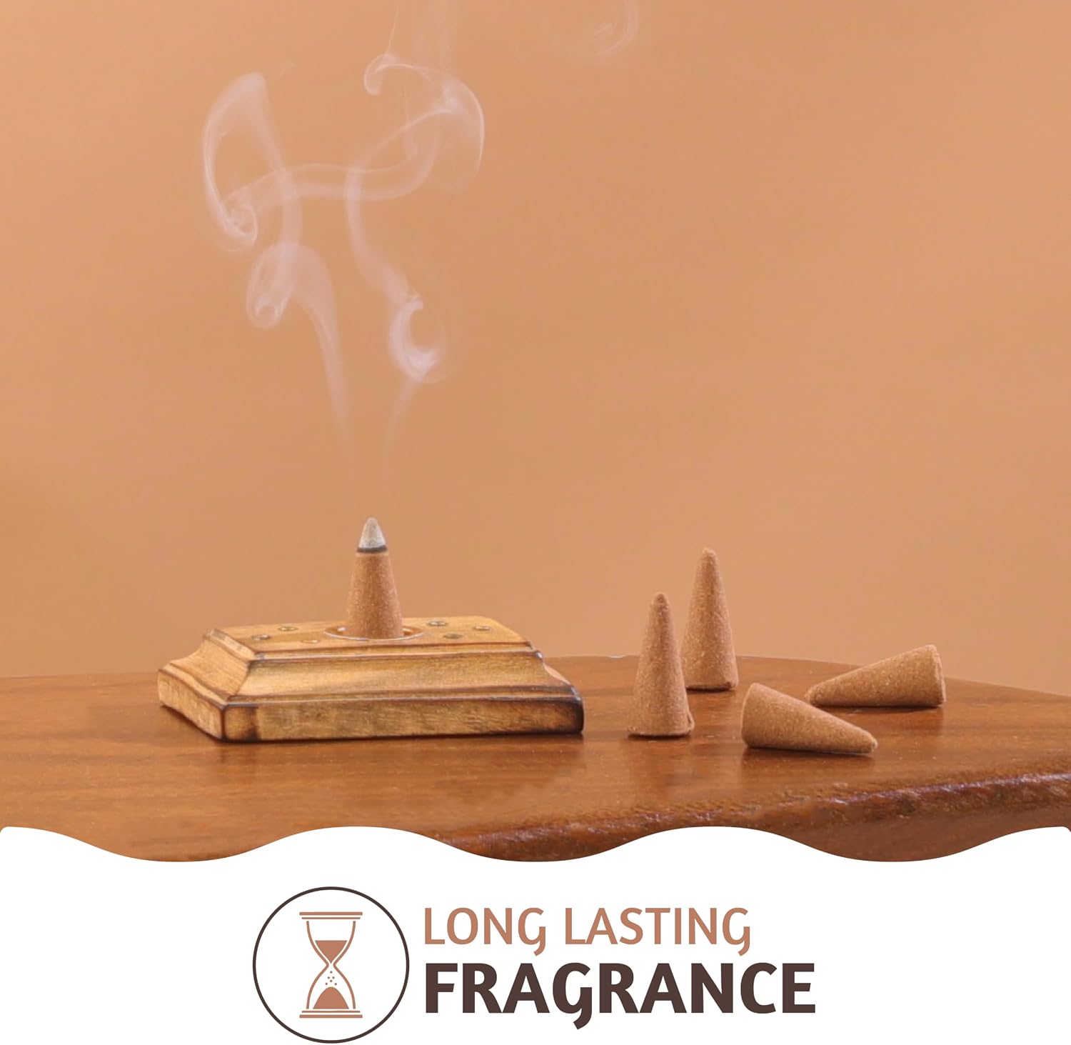 Folkulture Incense Cones Scented, Set of 2 Frankincense & Sandalwood Inscents-Cones (30 Cones), Variety Pack of Insence Cones for Relaxation, Aromatherapy & Air Purification