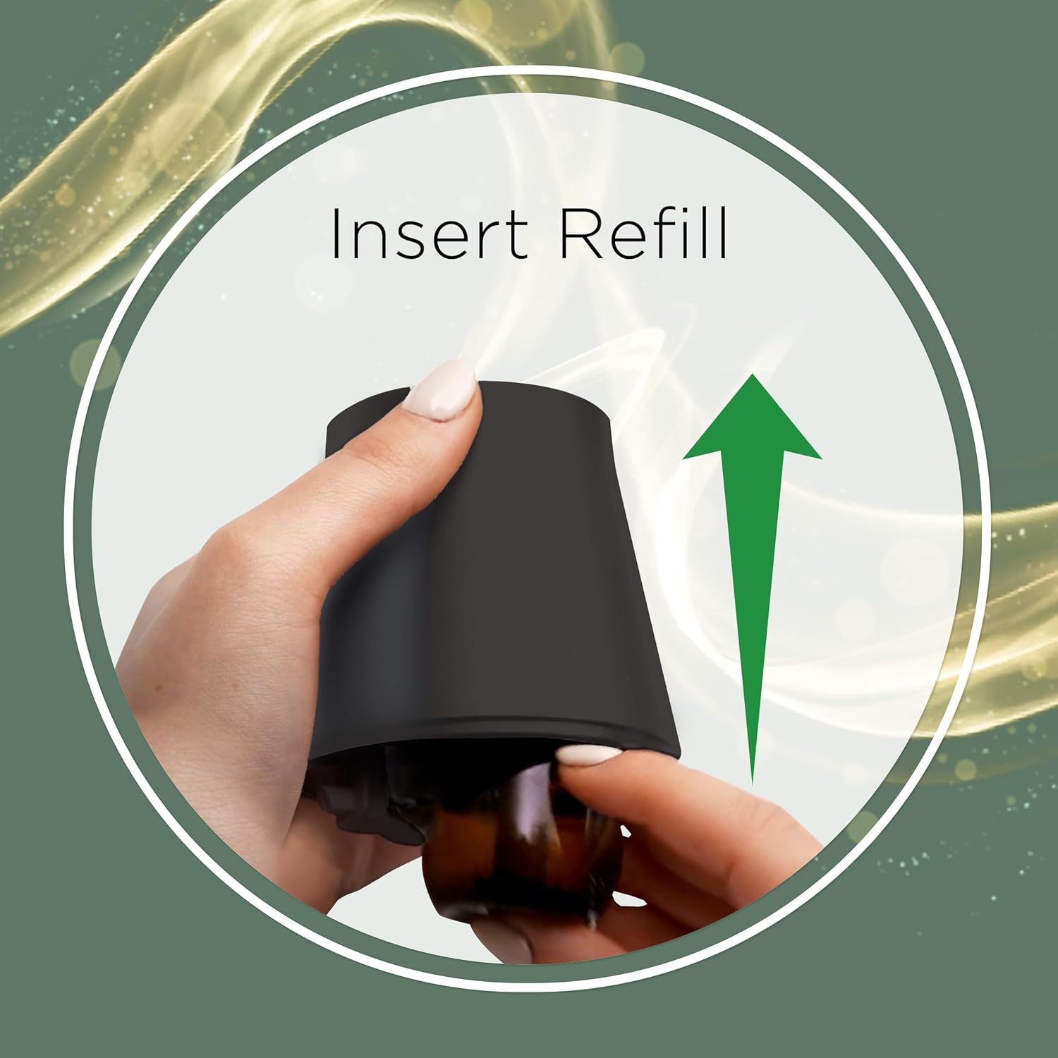 Air Wick Essential Mist Refill, 2 ct, Lush Honeysuckle & Raspberry, Essential Oils Diffuser, Air Freshener