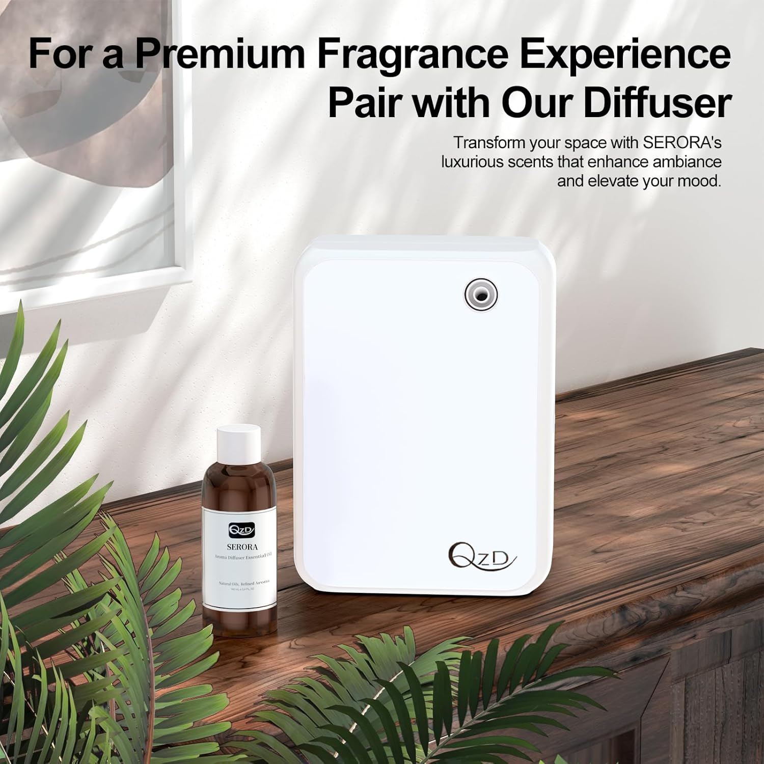 SERORA Aroma Oil – 160ML Soft Floral & Vanilla Scent Refill for Cold Air Diffuser, Raspberry & Ylang-Ylang Notes, Gentle Essential Oil for Daily Relaxation & Calm Home Fragrance