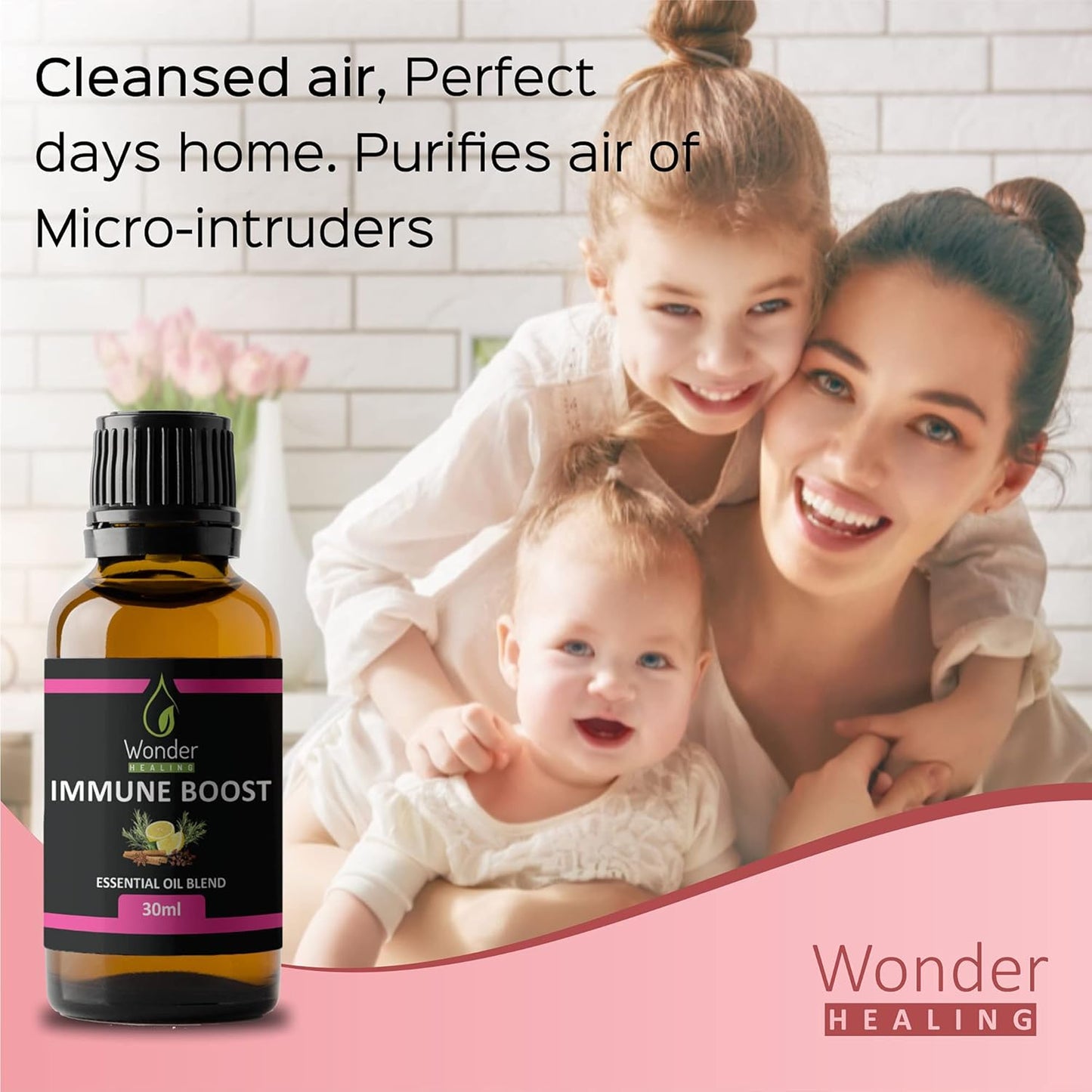 Immune Boost (comparable to Thieves Oil) 100% Natural Essential Oil Blend Clove, Cinnamon, Lemon, Rosemary & Eucalyptus, (30 ml)