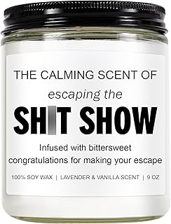 Younift Sarcastic Candles, Going Away, Goodbye, Farewell Gifts for Coworkers - Retirement, Coworker Leaving Gifts for Women, Men - Leaving Job, Moving Away Presents for Friends, Boss, Work Bestie