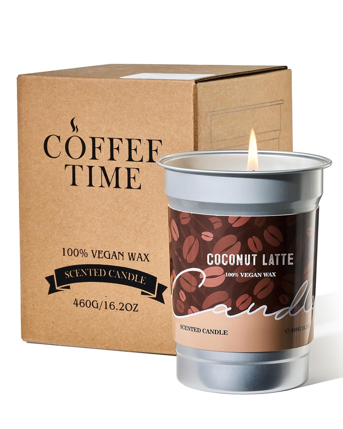 M&SENSE Coconut Latte Scented Candle