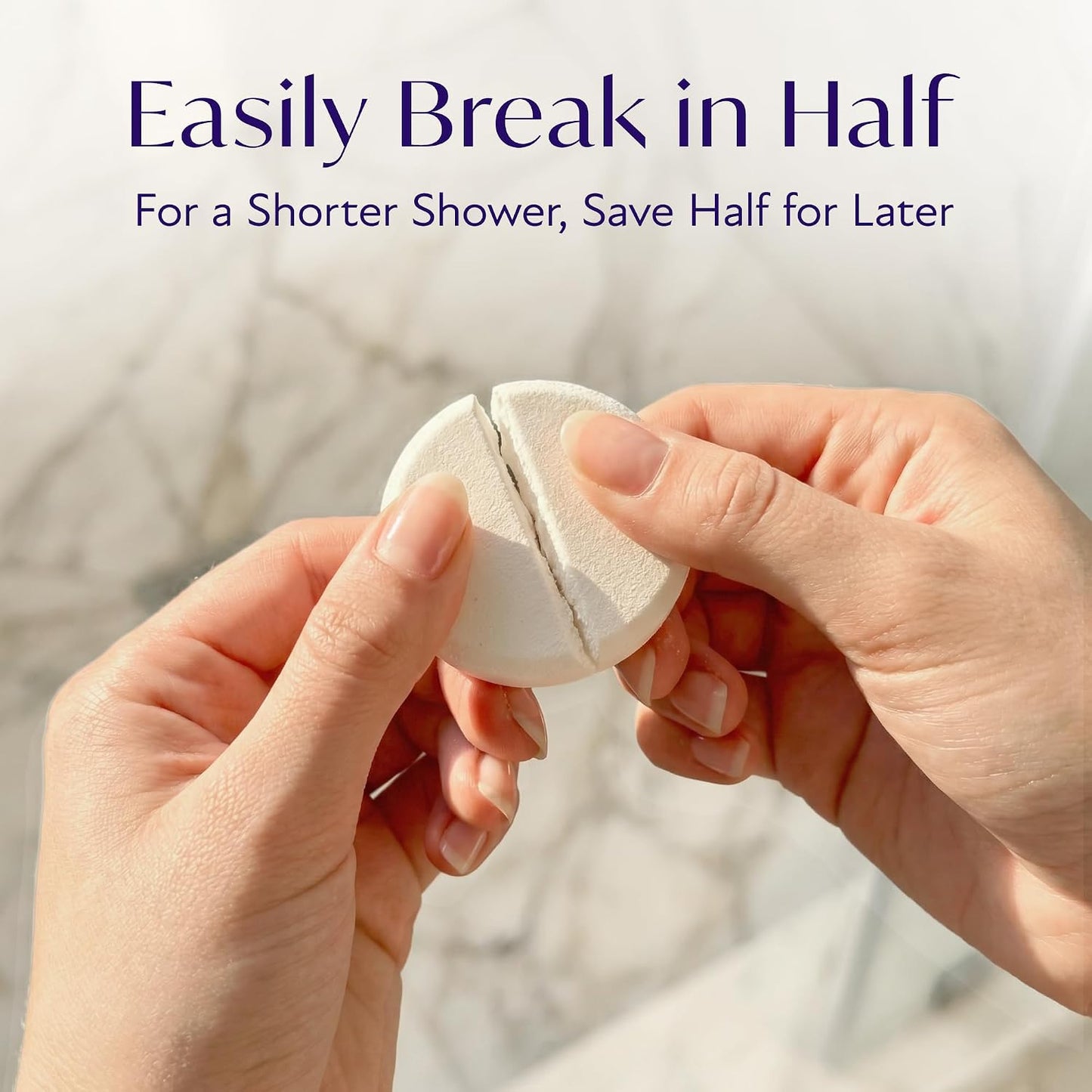 Solia Congestion Eucalyptus & Menthol Natural Shower Steamers - Patent-Pending - Real Essential Oil Menthol Tablets, Spa Steamers Aromatherapy, 7-Pack