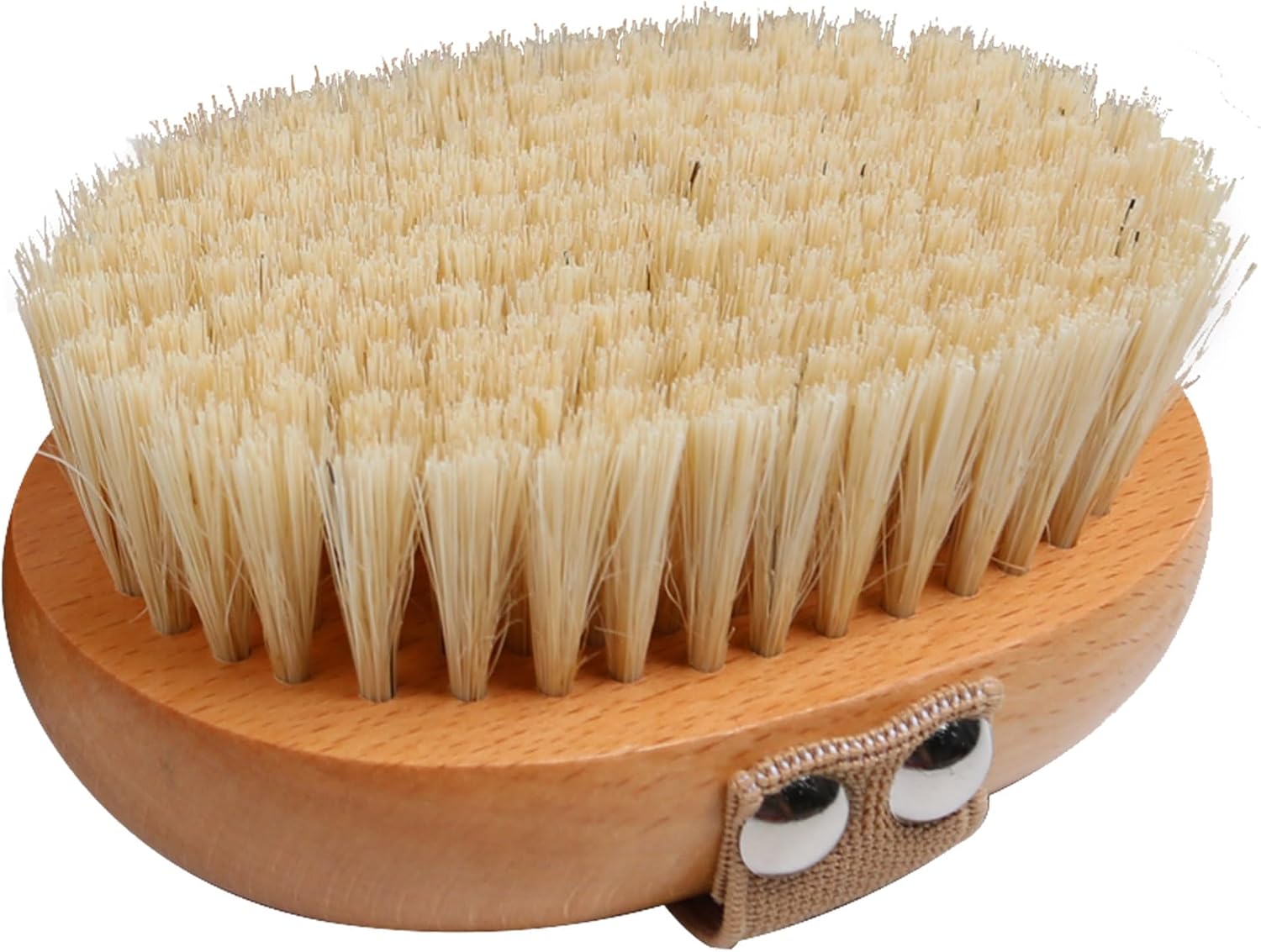 OWIIZI Dry Brushing Body Brush with Soft Vegan Bristles Antiskid Wooden Exfoliator Bath Scrubber for Wet or Dry Exfoliating,Body Scrub Deep Cleanse