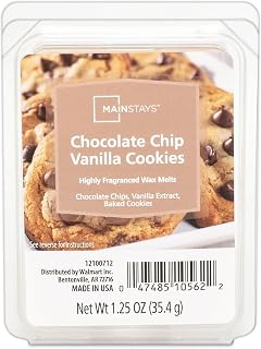 MS Cube Wax Melts, (2pack), 1.25 oz Each (Chocolate Chip Vanilla Cookies)
