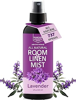 Aromasong All-Natural Extra Strength Lavender Spray for Sleep - Room & Linen Spray for Pillows and Sheets 4 Fl Oz.