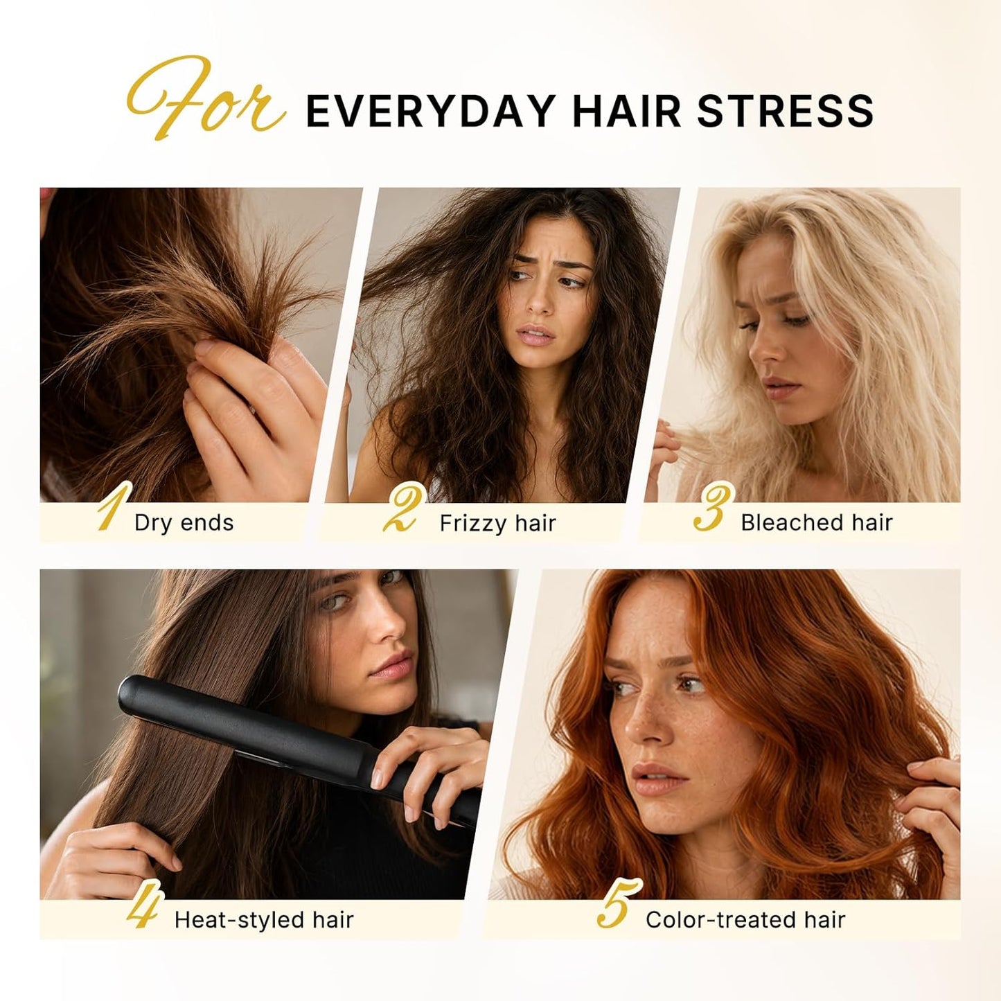 Karseell Moroccan Argan Oil for Hair Healing Cold Pressed Weightless Argan Oil Hair Serum for Dry Damaged Hair 50ml