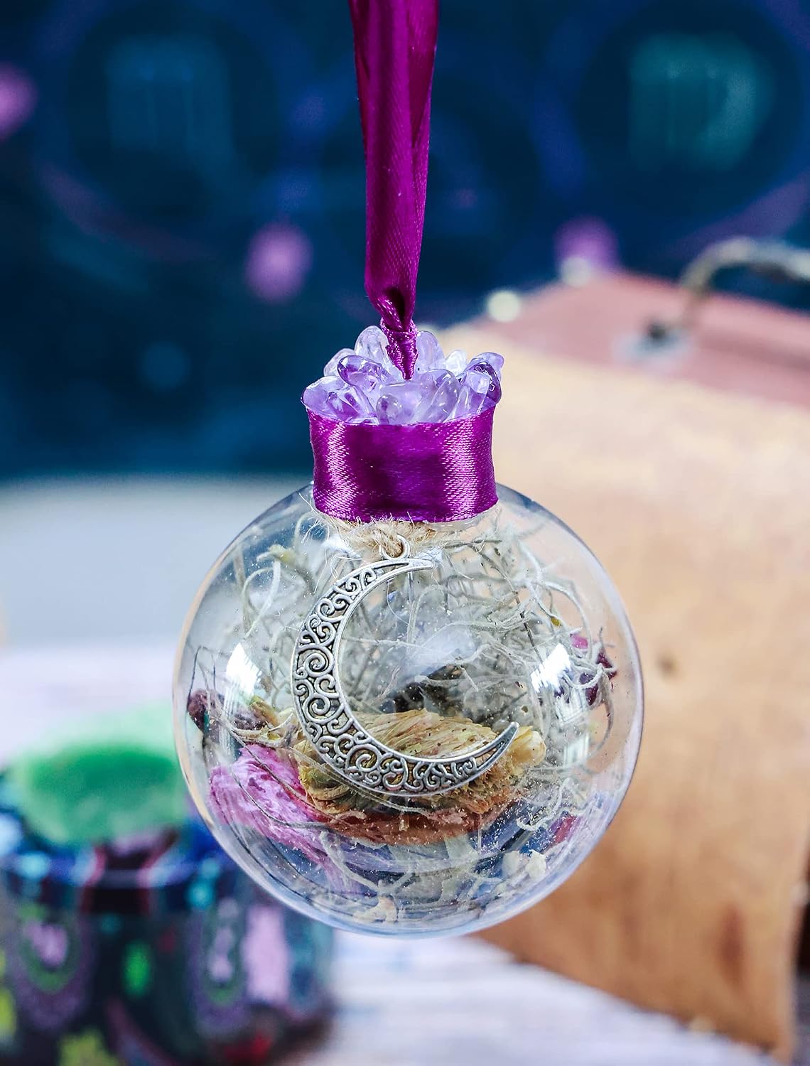 Witches Ball Divination Necromancy Protection Balls Altar Tools Goddess Spell Jar Collection Witches Blessing for Protection from Evil Banish Negative Energy Deflect Psychic Attacks
