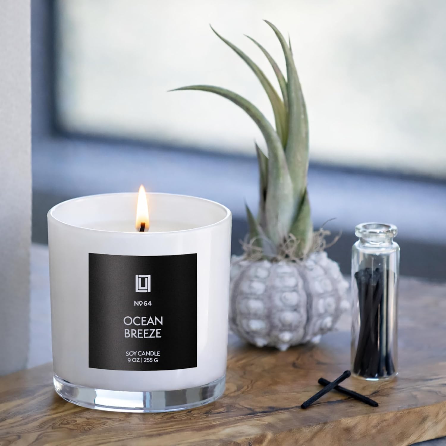 Lulu Candles | Balsam & Cedarwood | Smells Like Fresh Fir | Luxury Scented Soy Jar Candle | Hand Poured in The USA | Highly Scented Long Lasting (9 Oz.)