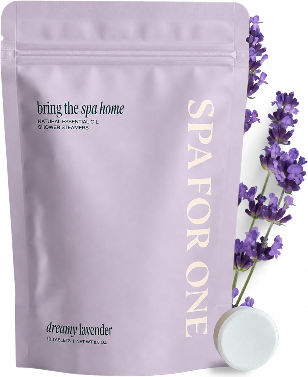 Shower Steamers Aromatherapy - with Natural Lavender Essential Oil - Birthday Gifts for Women, Bridesmaid Gifts, Stress Relief and Guest Bathroom Essentials - 10 Pack, Made in USA