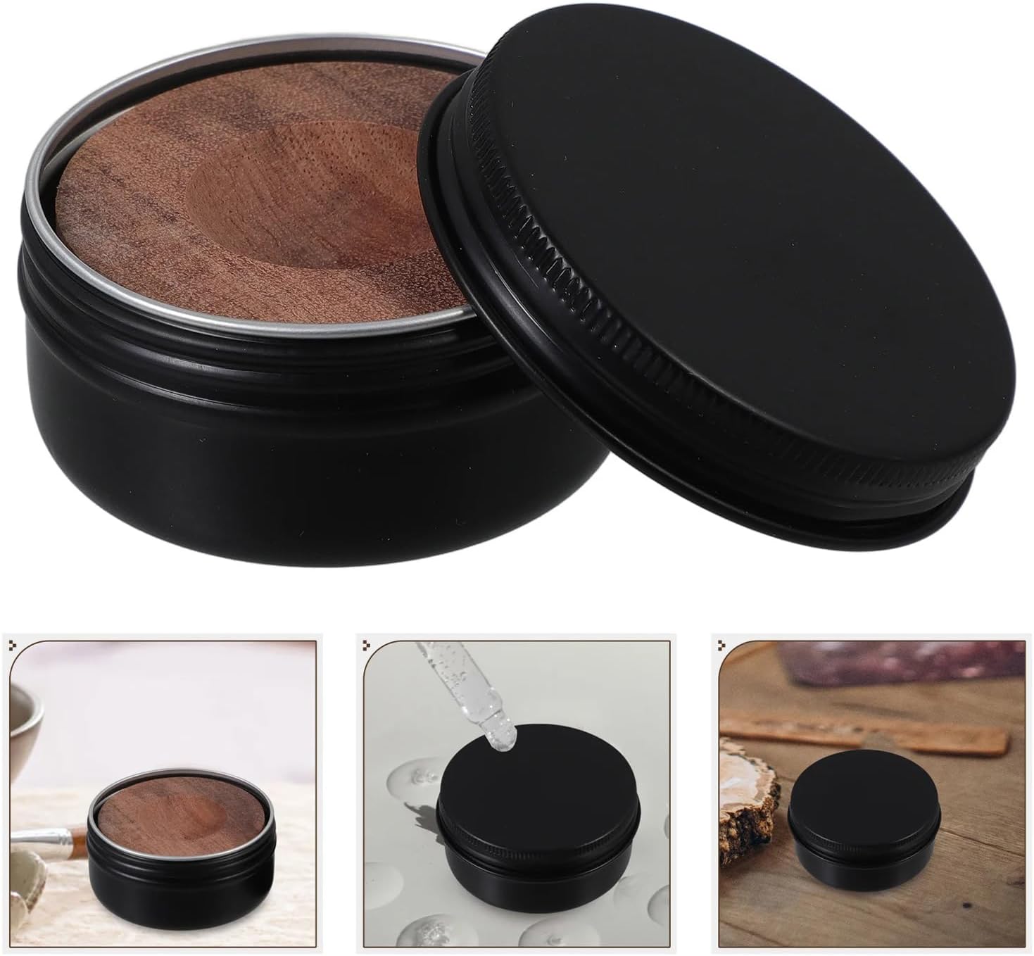 Wood Essential Oil Diffuser with Box Portable Wooden Passive Diffuser Small Aromatherapy Diffusers for Fragrance Oil Eucalyptus Oil Lavender Essential Oils Hotel Diffuser Oil Home Office Car
