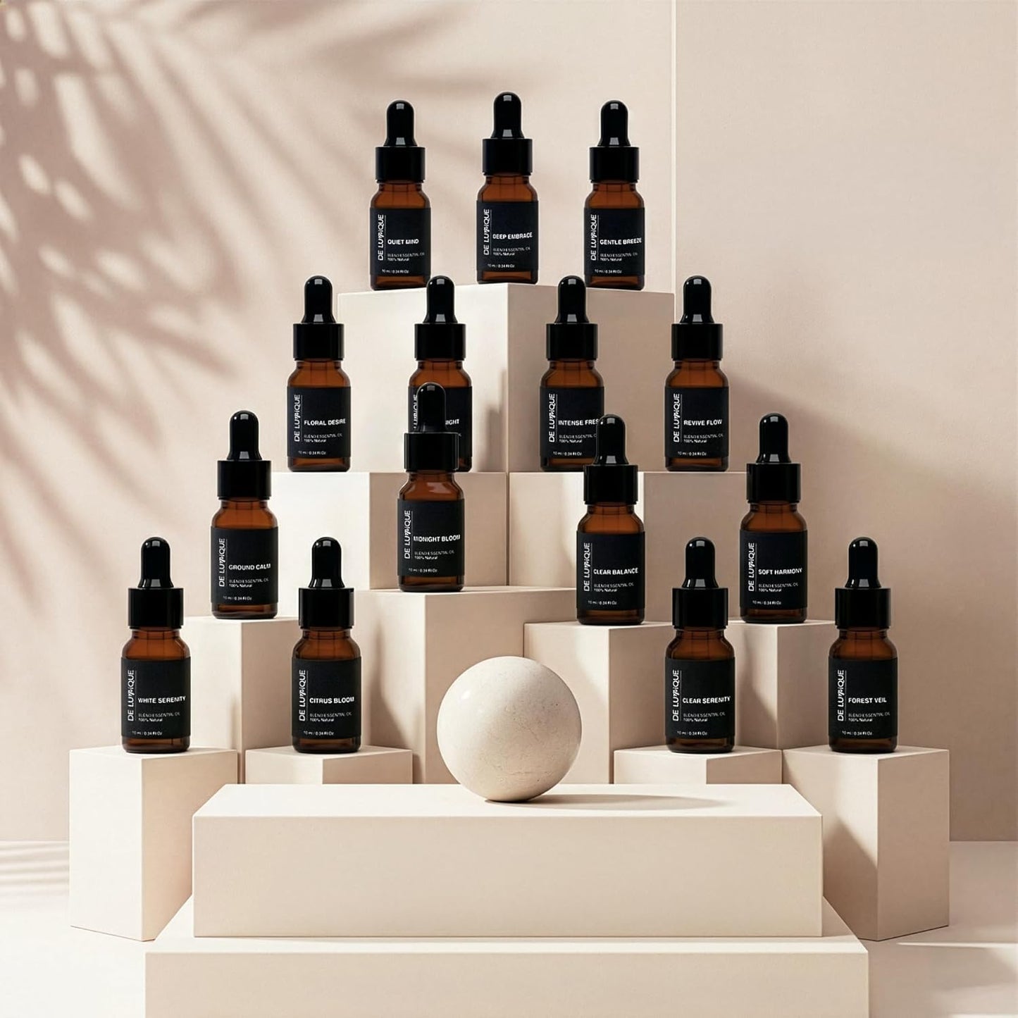 Calming Essential Oil Blend, 100% Natural Aromatherapy Grade, 10ml / 0.34 Fl Oz (Citrus Bloom)