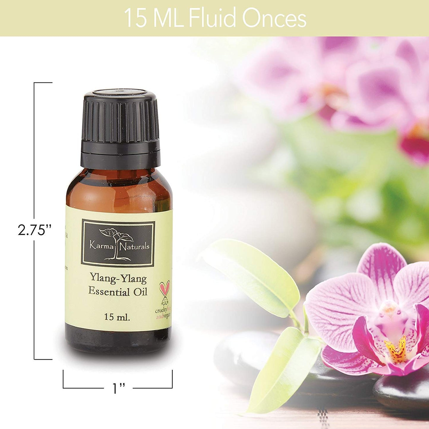 karma organic Essential Oil 100% Pure and Natural - Good for Aroma (15 Ml)
