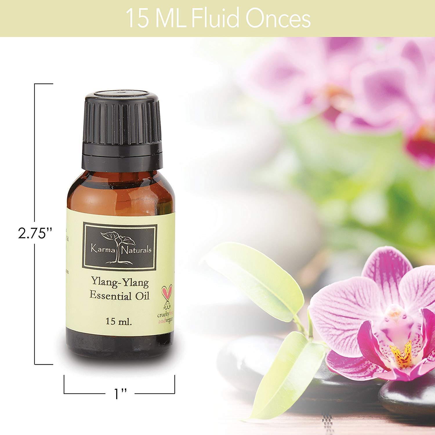 karma organic Essential Oil 100% Pure and Natural - Good for Aroma (15 Ml)