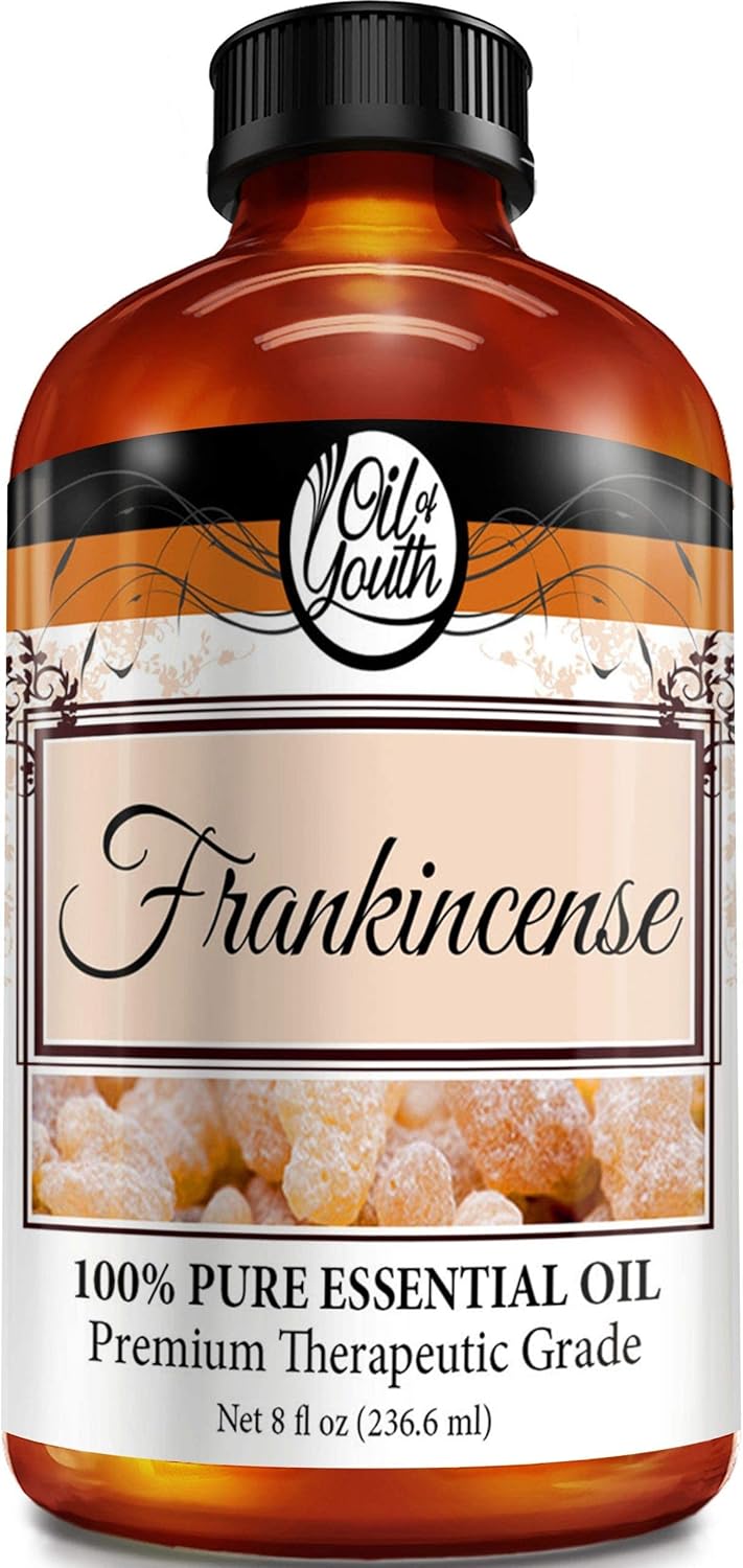 Oil of Youth Frankincense Essential Oil 8 oz – Pure & Therapeutic Grade Frankincense Essential Oil