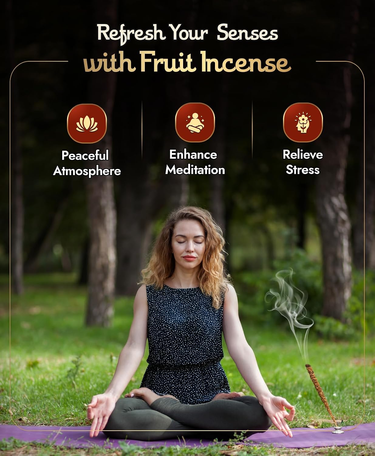 Sagrada Madre 4pcs Wildly Harvested Palo Santo Incense Sticks (Sandalwood), 6.7” Long - Non-Toxic, Aromatic Incense Sticks (50 min Approx. Burning Time) to Heal & Calm Your Body and Environment