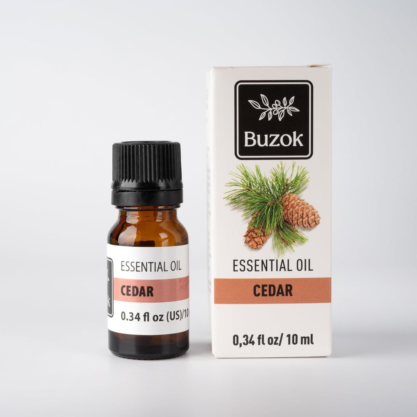 Cedar Essential Oil – Warm Woody Aroma Oil for Diffusers, Aromatherapy & Home Fragrance – Classic Cedar Scent – 0.34 fl oz (10 ml)