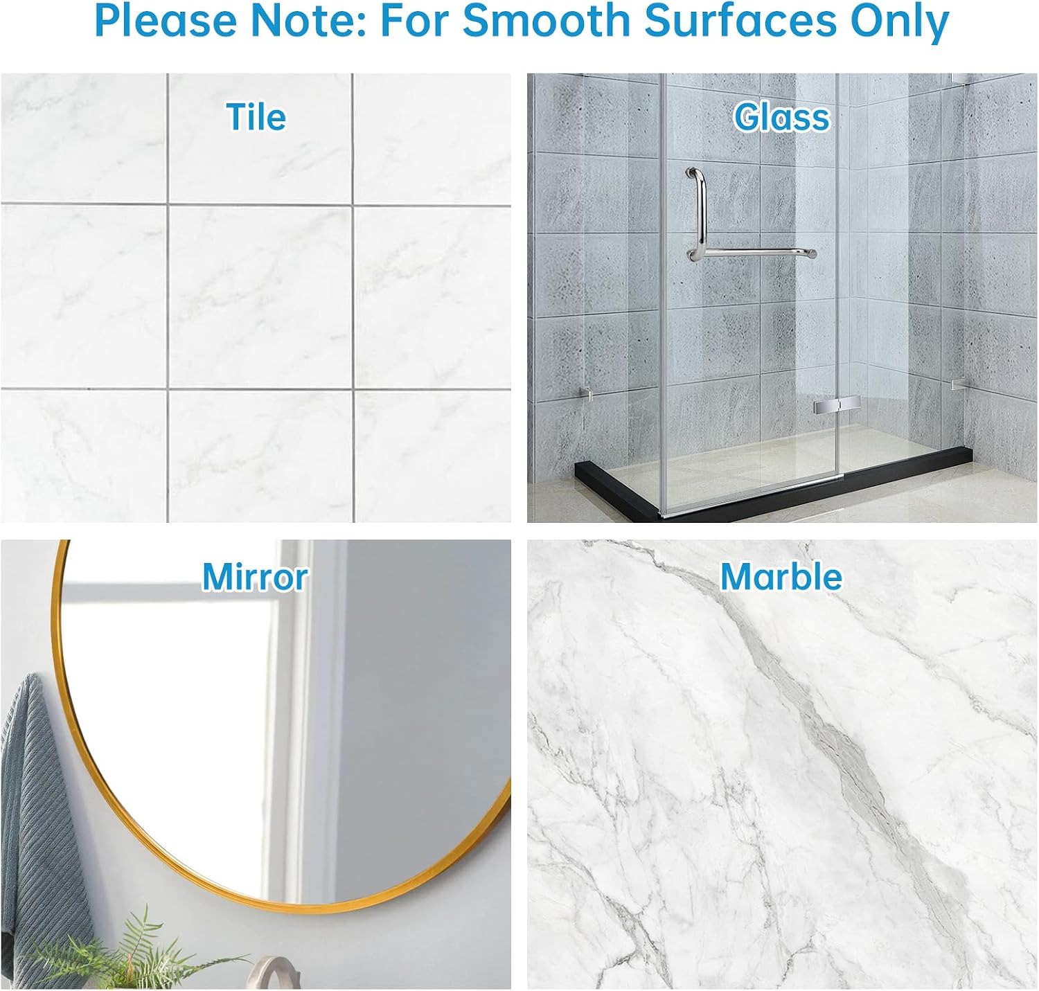 NiHome Acrylic Shower Steamer Tray Clear, Shower Steamer Holder with 4 Suction Cups and Self-Adhesive Tape, Extends Fragrance Duration, Prevents Stepping and Drain Clogs, Fits Smooth Shower Surfaces