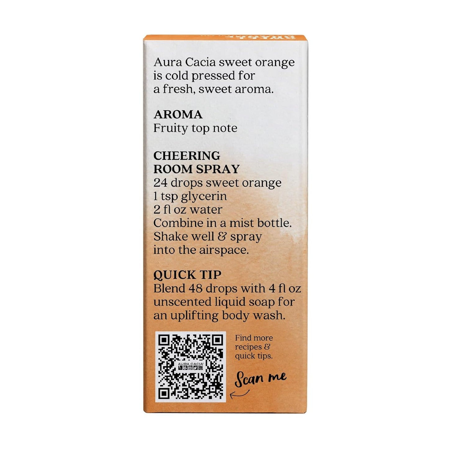 Aura Cacia Essential Oil, Sweet Orange, 0.5 Ounce