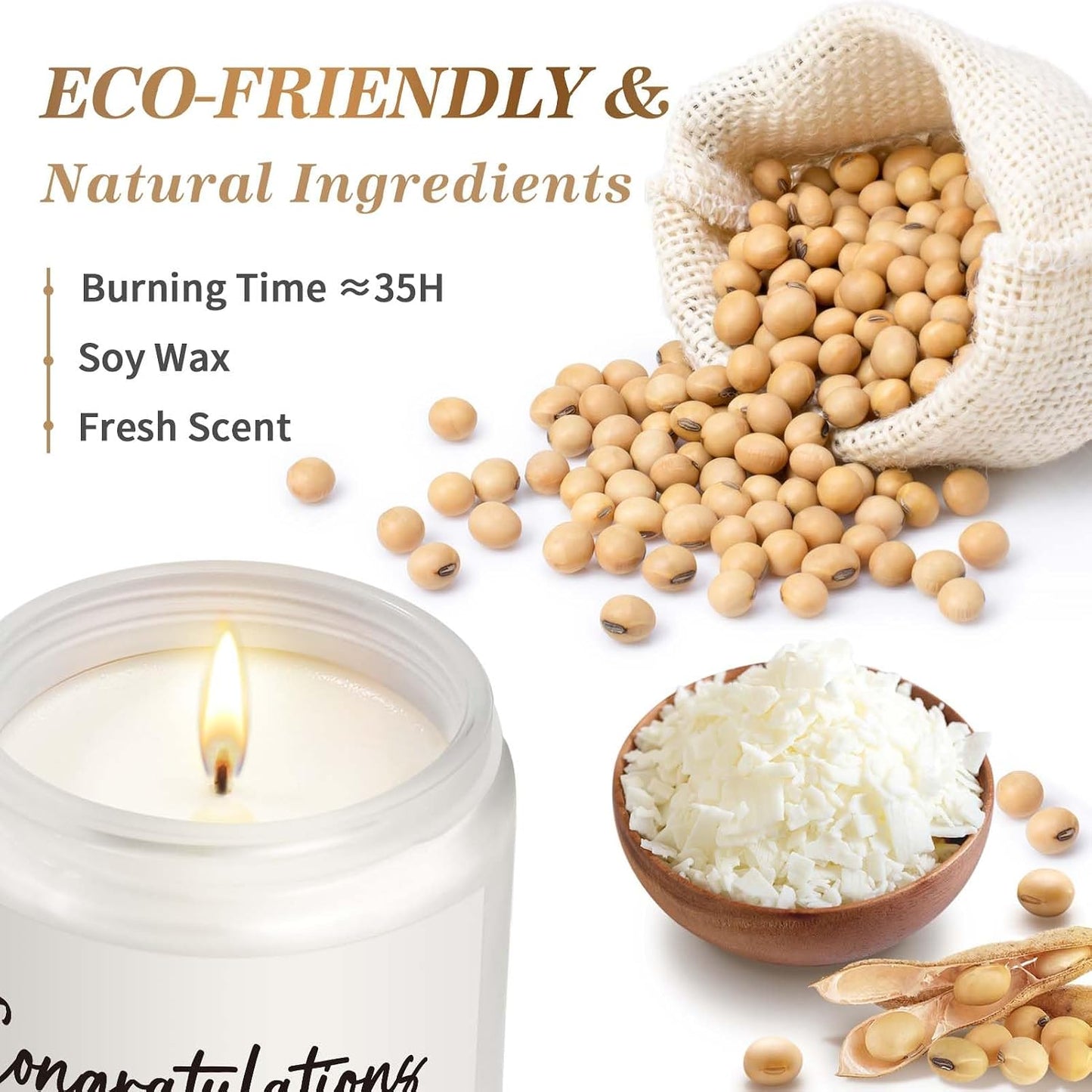 Farewell Gifts for Coworkers, Coworker Leaving Gifts for Women - Lavender Scented Candle, Goodbye Going Away New Job Gift Ideas, Congratulations Retirement Gift for Women Men