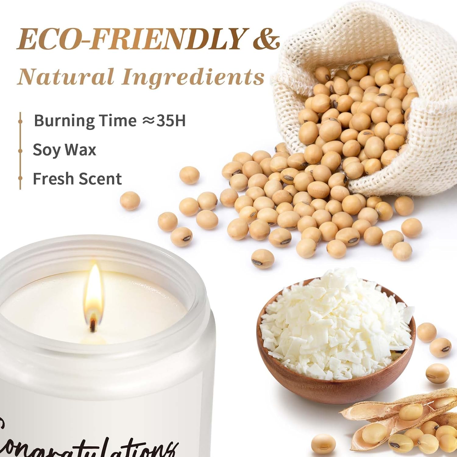 Farewell Gifts for Coworkers, Coworker Leaving Gifts for Women - Lavender Scented Candle, Goodbye Going Away New Job Gift Ideas, Congratulations Retirement Gift for Women Men