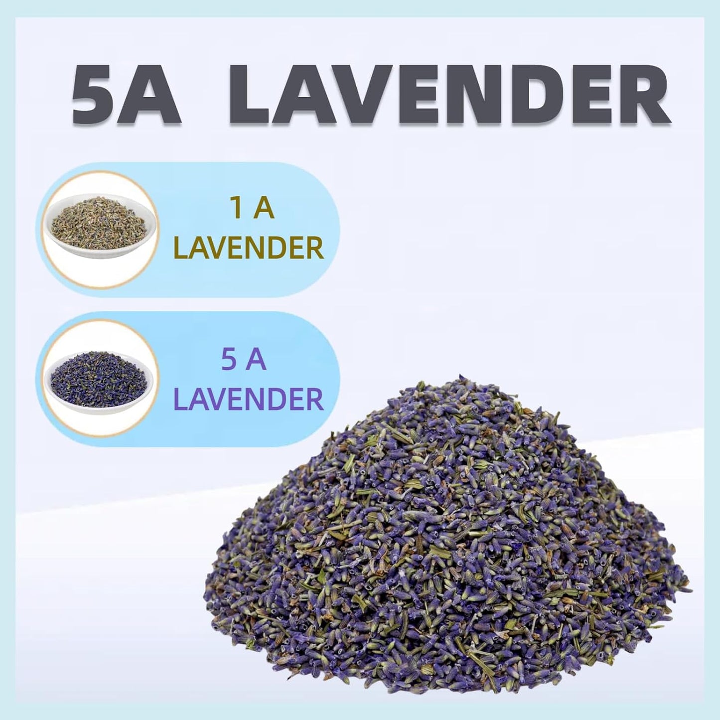 Dried Lavender Buds, Natural Lavender Flowers (7oz / 200g) for Weddings Parties Wardrobes Drawers Sachets Soap Making DIY Projects